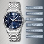 SKMEI 9369 New Fashion Luxury Stainless Steel Quartz Watch - Image 2